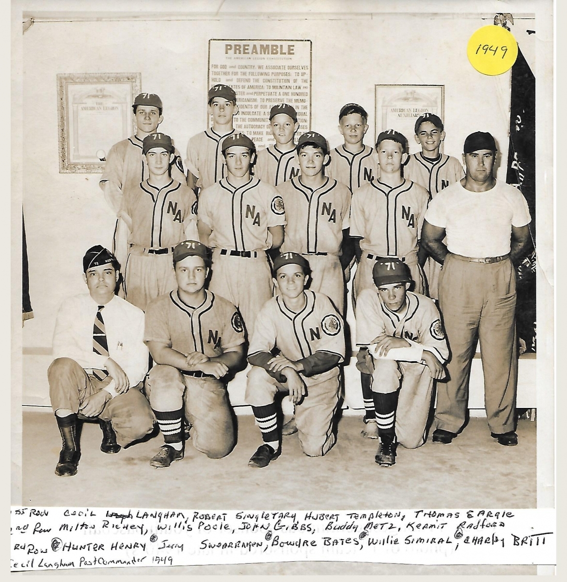 Post 71 early years The American Legion Centennial Celebration